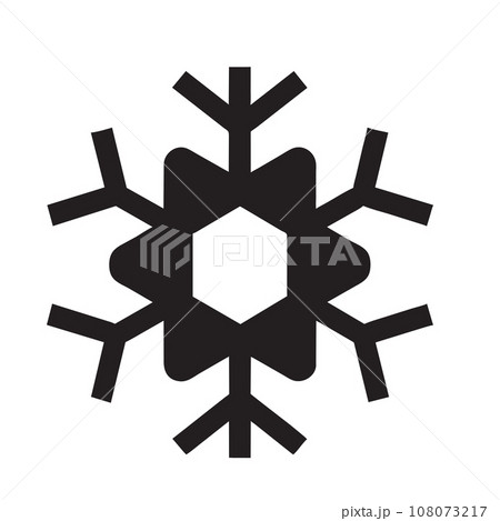 Vector snowflake icon. Pictogram.のイラスト素材 [108073217] - PIXTA
