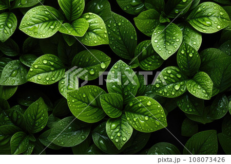 Background with Dark Green Leaves Background with Dark Green Leaves 108073426