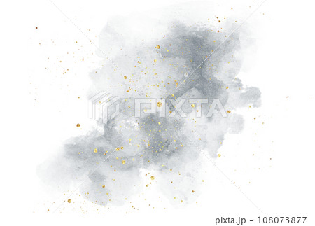 背景素材_水彩テクスチャ_灰色 108073877