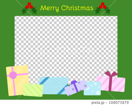 聖誕框綠色 聖誕框綠色 108073879