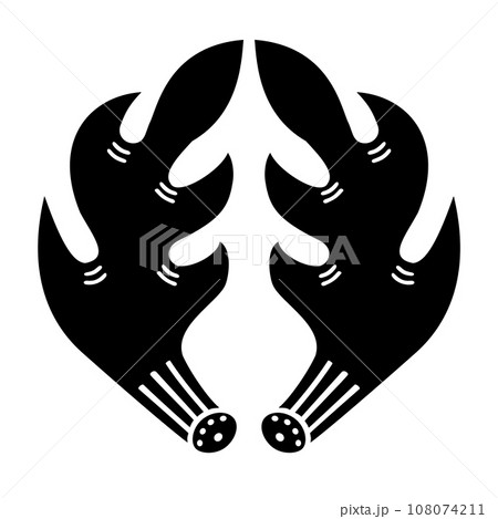 井伊谷三人衆　近藤氏の家紋　鹿角 108074211