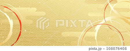 和風伝統柄ベクターイラスト背景 108076408