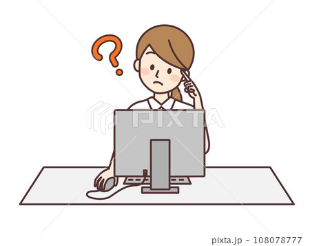 パソコン業務でわからないことがある看護師 108078777