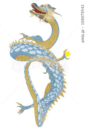 リアルな龍のイラスト 108079542