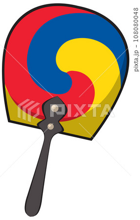 Traditional Korean Hand Fan Traditional Korean Hand Fan 108080048