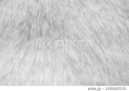 White fur fabric texture background 108080528