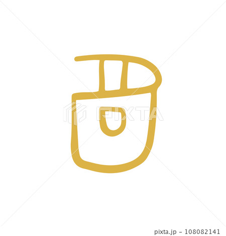 手描きの癒しの龍体文字「し」 108082141