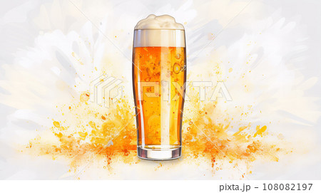 ビール　背景素材 108082197