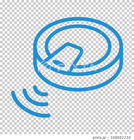 Robot vacuum cleaner icon Robot vacuum cleaner icon 108082238