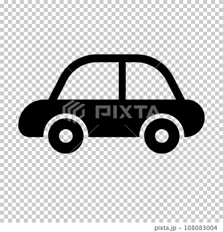 自動車 シルエット 108083004