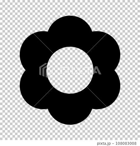 flower silhouette 108083008