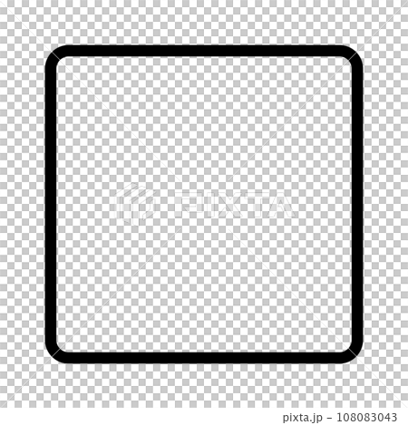 Simple square shape icon. vector. 108083043