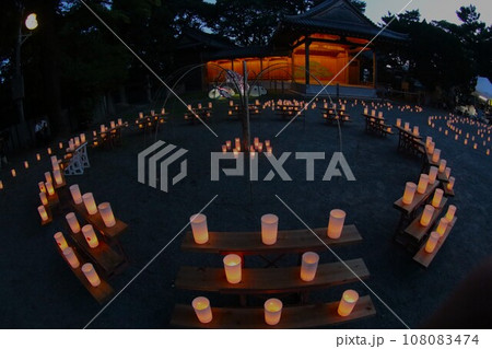 高砂万灯祭の高砂神社の会場のようす 高砂万灯祭の高砂神社の会場のようす 108083474