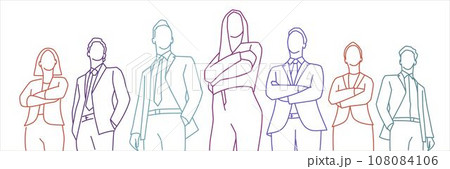 Successful business people. 108084106