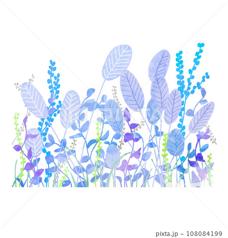 草の水彩風ベクターイラスト 108084199