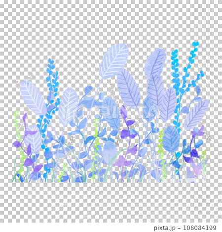 草の水彩風ベクターイラスト 108084199