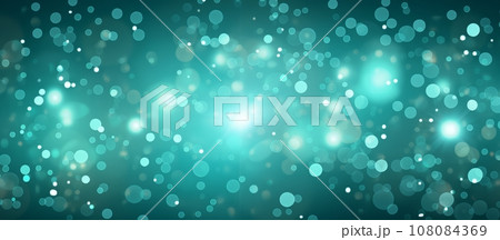 Abstract green background with soft blur bokeh light effect, Holiday banner for design 108084369