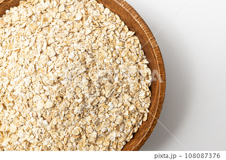 oatmeal on a white background 108087376