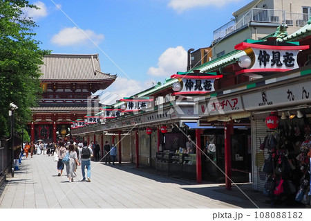 浅草 仲見世通り 浅草 仲見世通り 108088182