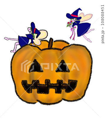 ジャックオーランタンと妖精 108088451