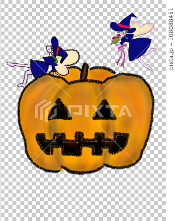 ジャックオーランタンと妖精 108088451