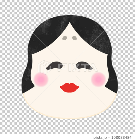 [Setsubun material] Otafuku face 108088484