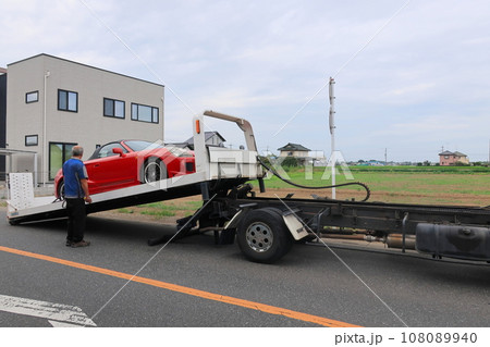 セーフティローダーの乗用車積載風景 セーフティローダーの乗用車積載風景 108089940