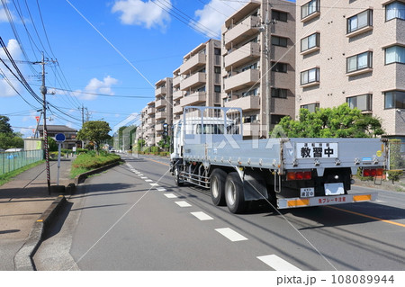 大型自動車の運転免許教習風景 大型自動車の運転免許教習風景 108089944