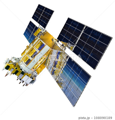 Navigation satellite isolated 108090189