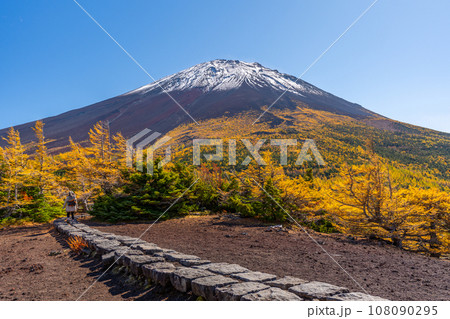 奥庭の紅葉 富士山 富士山五合目 吉田口 奥庭の紅葉 富士山 富士山五合目 吉田口 108090295