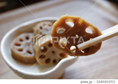 レンコンの煮物 108091055