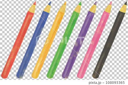 colored pencils 7 colors 108093365