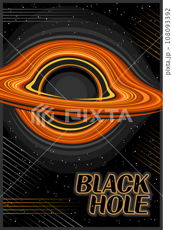 Vector poster for Black Hole Vector poster for Black Hole 108093392