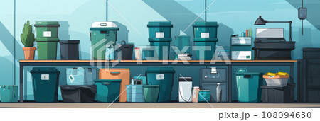 Storeroom with things 108094630