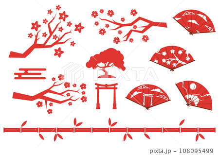 Asia elements. Chinese festive decor floral patterns and ornament, flowers, clouds and ornaments traditional oriental style vector set. Frames, banners, icons. Asian style. Asia elements. Chinese festive decor floral patterns and ornament, flowers, clouds and ornaments traditional oriental style vector set. Frames, banners, icons. Asian style. 108095499