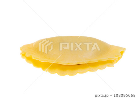 Italian ravioli isolated Italian ravioli isolated 108095668