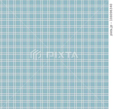 Blue checkered line vector pattern. Seamless tablecloth texture. 108096340