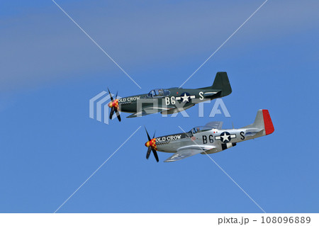 P-51Dマスタングの編隊飛行 108096889
