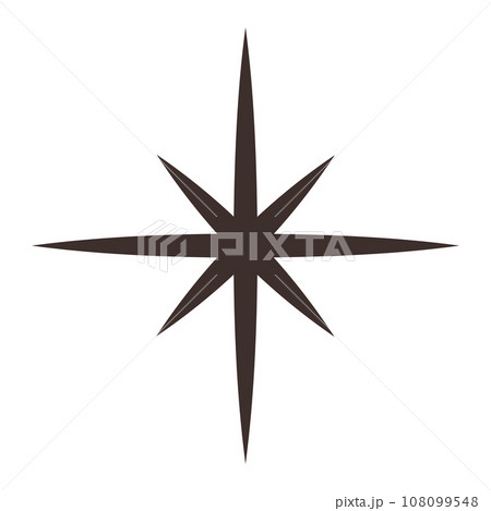 Isolated hand drawn star shape icon Vector Isolated hand drawn star shape icon Vector 108099548