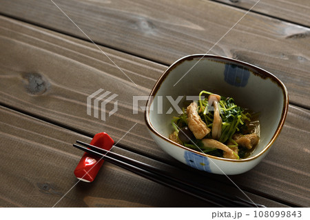 豆苗のお浸し 108099843