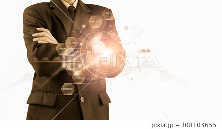 Stock market or forex trading graph and candlestick chart suitable for financial investment concept. Economy trends background for business idea and all art work design. Abstract finance background.. Stock market or forex trading graph and candlestick chart suitable for financial investment concept. Economy trends background for business idea and all art work design. Abstract finance background.. 108103655