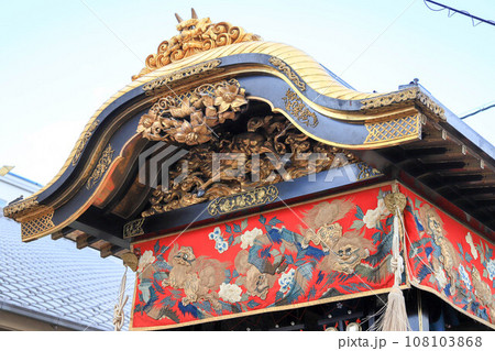 上野天神祭のダンジリ 108103868