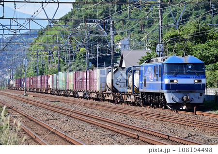 東海道本線　二宮ー大磯　JR貨物　EF210-3（岡山）　 108104498