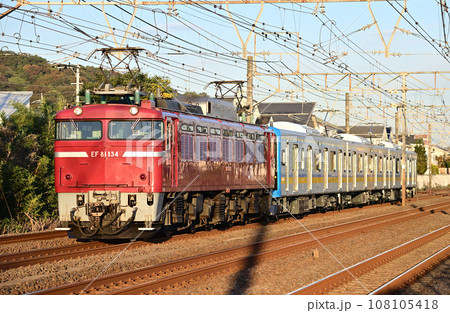 東海道本線 大磯ー二宮 EF81-134(新潟)+E131系1000番台 T3編成(中原) 東海道本線 大磯ー二宮 EF81-134(新潟)+E131系1000番台 T3編成(中原) 108105418