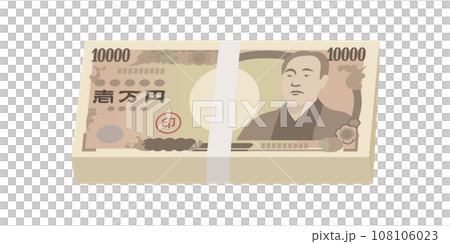 Wagon of 10,000 yen bill 108106023