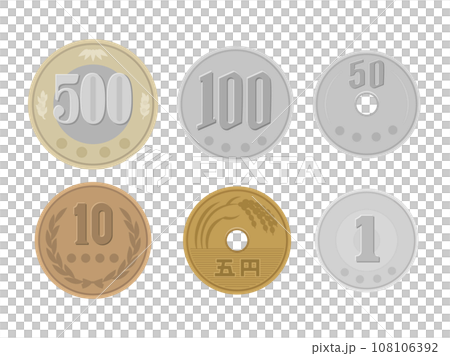 小銭_日本の貨幣 108106392