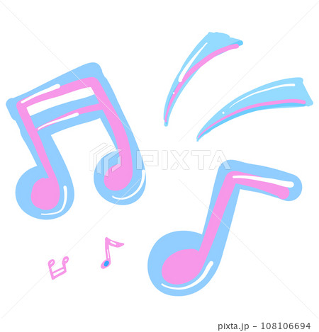 music notes on a white background music notes on a white background 108106694