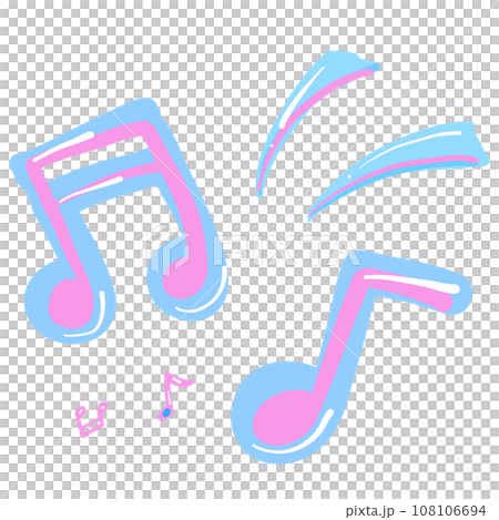 music notes on a white background music notes on a white background 108106694