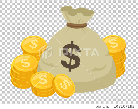 Image of a large sum of money_dollars 108107193