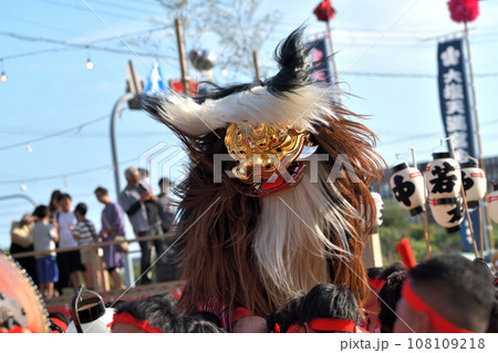 播州秋祭り 大塩天満宮 毛獅子の豪快な道中舞 播州秋祭り 大塩天満宮 毛獅子の豪快な道中舞 108109218